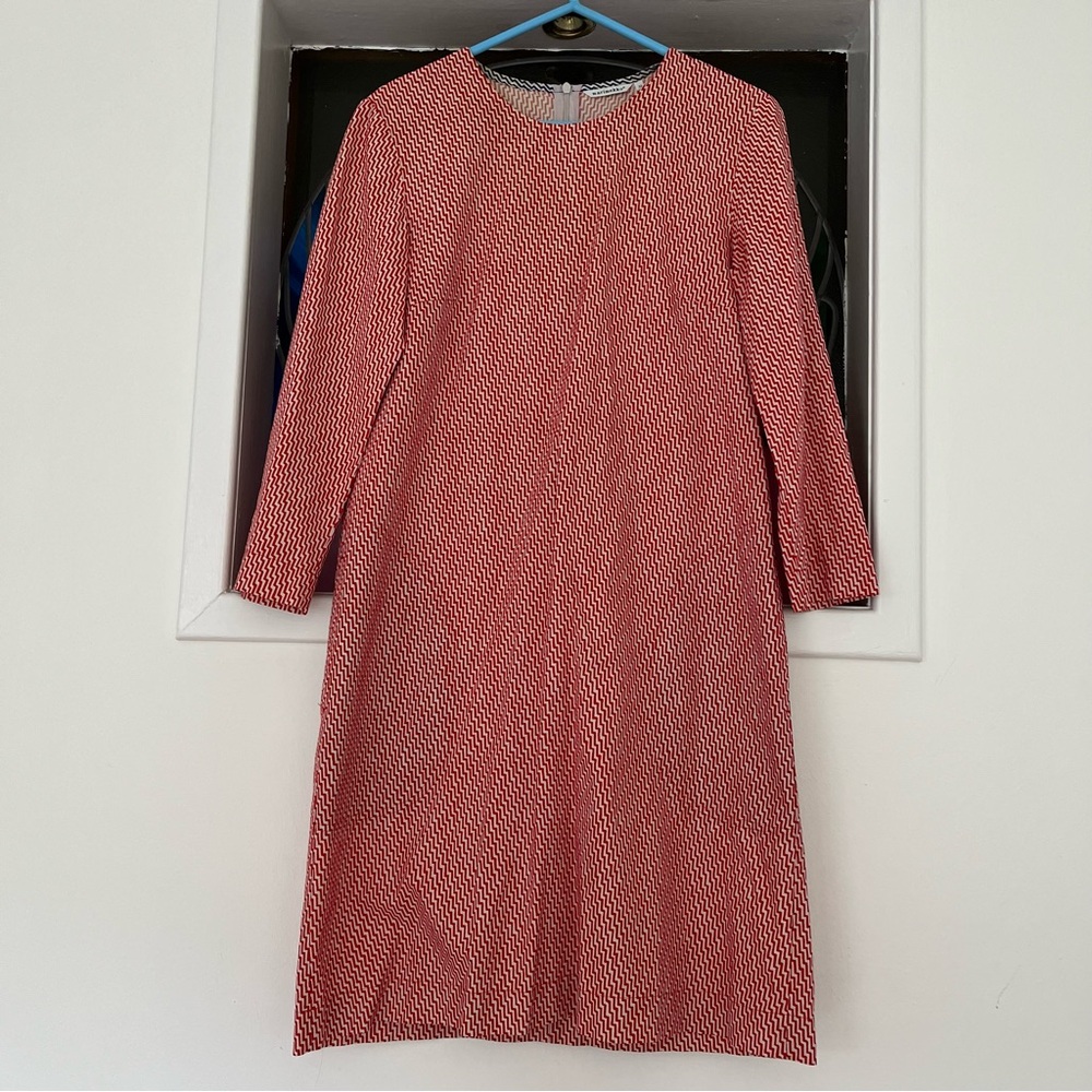 MARIMEKKO Elegant Red Patterned Women's Dress